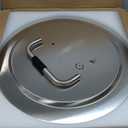 Fire Pit Lid for Solo Stove Bonfire 2.0, 304 Stainless Steel Fire Pits Round Lid with Heat Resistant Handle, Camping for Solo Stove Accessories Bonfire Lid and Other 19.5" Outdoor Firepit