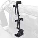 StarknightMT UTV Gun Holder UTV Gun Rack Stand Up Gun Mount Compatible with Polaris Ranger RZR Golf Cart General Defender Pioneer Teryx Mule UTV