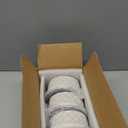 12 oz Souffle Ramekins Oven Safe with Lids, Small Creme Brulee Dishes, Ceramic Custard Cups Baking Bowls for Dessert, Dipping Sauce, Pudding, Set of 4, Beige