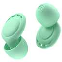 Ear Plugs for Sleeping Noise Reduction, Beinkap Reusable Earplugs Hearing Protection for Focus, Study, Work 6 Pair Eartips in S/M/L Flexible Silicone Soft 35dB Noise Cancelling - Green
