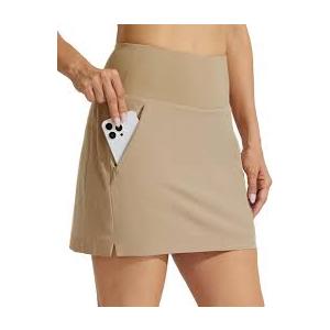 Willit Women's Golf Skirts Zipper Pockets High Waisted Stretchy Skorts Quick Dry Athletic Tennis Casual Skorts 8