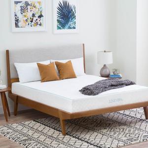 LINENSPA 10 Inch Gel Memory Foam Mattress - Dual Layered - CertiPUR-US Certified - Medium Feel - King Size