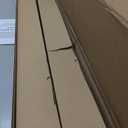 Adjustable Panel Track Blinds Manual Blackout Vertical Blinds for Sliding Door (Dimout - Texture White, 74" W x 96" H)