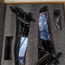 Compatible with BMW S1000RR (2019-2023 2024 2025) Motorcycle Rearview Wing Mirrors with LED Turn Signal Light Adjustable Rotating Side Mirrors with Light Fits for BMW S1000RR 2019-2023