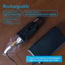 Rechargeable LED Gazebo Lights Waterproof Outdoor Hanging Lights with 3 Modes, Battery Operated Candle Shape Chandelier for Pergola, Patio and Garden Light 1 Pack (Teardrop-Chain 2700K Soft White)