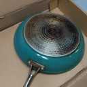 Curtis Stone 1-piece Dura-Pan+ Frypan Set Teal with Multiple Stainless Steel Lid