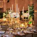 2 x LOGUIDE Gold Flameless Votive Candles, 12-Pack Gold & Purple Glitter Battery Operated LED Tea Lights Candle for Christmas Decorations, Wedding Centerpieces, Party, Birthday, Anniversary