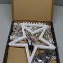 Christmas Decoration Star Lights Outdoor, 320 LED 16.4Ft Christmas Tree Toppers String Lights[8 Modes& Waterproof] for Halloween Xmas New Year Holiday Birthday (Warm White)