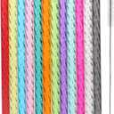 Dakoufish 6 Inch Reusable Clear Plastic Swirl Drinking Straws for Short Mini 6 oz-8 oz Mason Jar Tumblers,Set of 12 Pcs Replacement Straws with Cleaning Brush (6inch,12color)