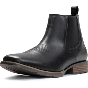 IUV Cowboy Boots For Men Ankle Boots Western Boot Casual Dress Slip On Chelsea Men 9,5