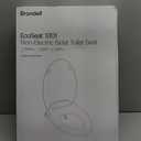 Brondell Bidet Toilet Seat Non-Electric Swash Ecoseat, Fits Elongated Toilets, White - Dual Nozzle System, Ambient Water Temperature - Bidet with Easy Installation