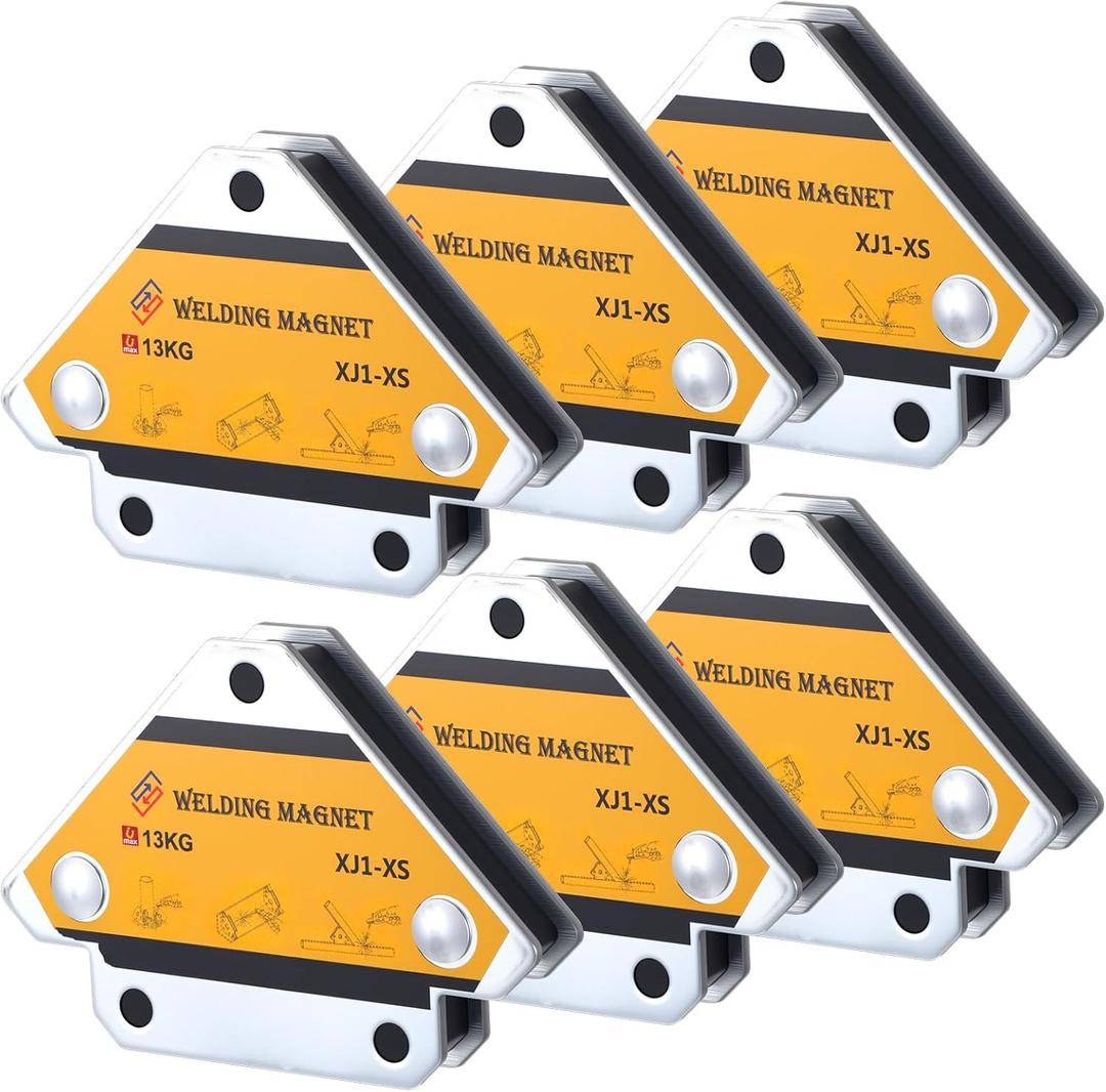 6pcs 25 LB Strong Hold Magnetic Welding Holder Welder Magnet Set Welding Accessories
