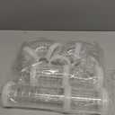 Hamster Tube Set, 8 Pack Transparent Curved Pipe Pet Cage Tunnel Hamster Toy DIY Creative Connection Tunnel External Sports Tube for Mouse Rat and Other Small Animal