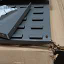 Akro-Mils 30136 Heavy Duty Wall Mount Garage Storage Steel Louvered Panel | Wall Storage Bin Hanging Organizer System for AkroBins, 36-Inch W x 19-Inch H, 4 Pack, Grey