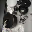 Fanbulous 60 Inch Ceiling Fans with Lights and Remote, Black Modern Plug in Ceiling Fan with 6 Speeds,Bright LED Light,Reversible Quiet DC Motor for Bedroom,Living Room