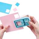 BAOFALI 1X1 inch Square Punch Lever Action Craft Punch Making 1X1 inch Equilateral Square for Paper Crafting Scrapbooking DIY Card Making Arts Crafts Supplies