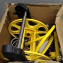 Retractable Garden Hose Reel, Heavy Duty Stainless Steel Water Hose,Male to Female Fittings, Easy to Use and Store, Strong and Sturdy, Suitable for Yard and Lawn (50FT)