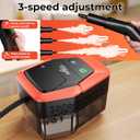 Steam Cleaner,1.9 Quart Tank,3-Level Adjustable Handle,2500W Portable Steamer with 4Bar High-Pressure & Temperature for Grout,Tile,Floor,Shower,Bathroom,Furniture Cleaning (12 Accessories)