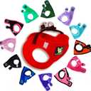 EcoBark Step in Dog Harness - Eco-Friendly Teacup Dog Harnesses for XXS, XS, and Small Dogs - Reflective and Adjustable Mini Body Halter Vest -Tiny Soft Mesh Toy Breed Harness (Red, XXXS) (XXXS- 2 to 3 lbs- Chest up to 10 in (Pack of 1))