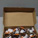 2 Inch LED Downlight, Recessed Lighting Dimmable Ceiling Light, 3W, 3000K Warm White, CRI80 with LED Driver(35W Halogen Equivalent), Black 8 Pack