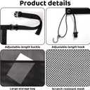 TKYZ Dog Car Barrier,Dog Car Net Barrier with Mesh Organize,Pet Divider Fit Car/SUV/Truck