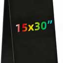 newnewshow A Frame Blackboard 15x30 Double-Sided Blackboard Sign Sandwich Menu Board for Shop, Office, Wedding