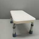Aliseniors Step Stool with Non-Skid Platform, No Assembly Rubber Fee Adjustable Foot Stool, Medical Step Stools for Kitchen, Toilet and Bedside, Holds up to 330 lbs