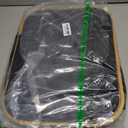 SpaceAid Laundry Hamper with Lid, 110L Large Tall Clothes Basket Bin with Bamboo Handles, Collapsible Laundry Hamper for Bedroom, Bathroom, Dorm, Laundry Room - Black