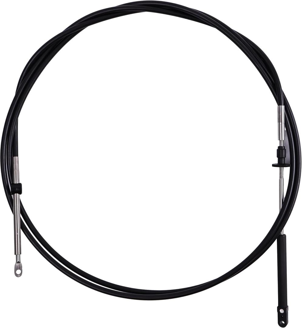 JEENDA 12FT Control Cable CCX20512 0173112 Compatible with 1979 & Newer Johnson Evinrude
