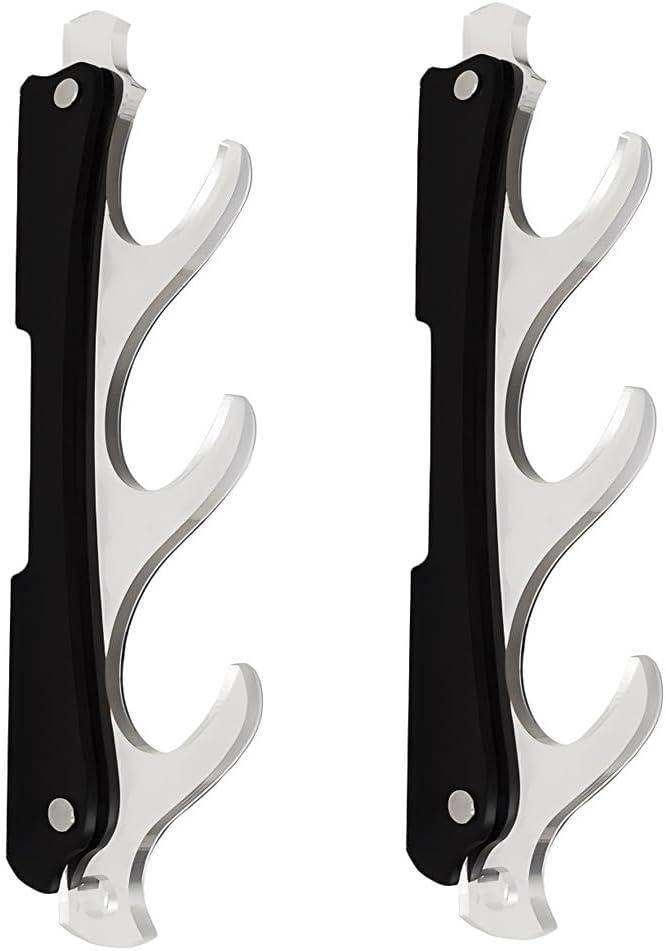 3 Tier Sword Stand,Sword Holder Wall Mount,Sword Display Stand,Katana Wall Stand,Lightsaber Stand,Samurai Sword Holder,Wall Mountable Sword Display,Wand stand and Cosplay blade stand. (3 Tier Black)