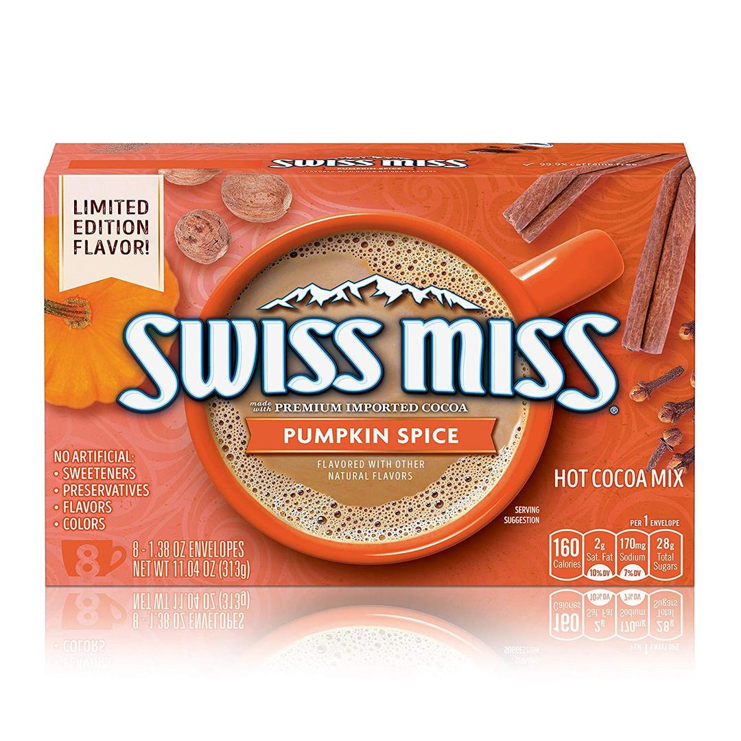 Swiss Miss Hot Cocoa Mix Pumpkin Spice, 11.04 Ounce BB 3/25/26