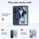 for Samsung Galaxy S26 Ultra case with Stand, 7X Military-Grade Drop Protection, Shock-Absorbing Phone Rugged Cover, Compatible with MagSafe Accessories,360 Magnetic Stand, Blue