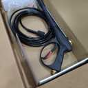 Selkie Pressure Washer Gun with Extension Wand and 26" Hose, Pressure Washer Gun with 26inch Pressure Washer Hose,16inch Extension Wand, 5 Nozzle Tips, and M22 15mm & M22 14mm Fitting, 4000 PSI