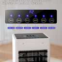 Portable Air Conditioner,[12L] Fast Cooling Evaporative Air Cooler with Remote, AC Cooling Fan with 6 Speeds, 24H Timer, Mist & Ambient Light, Air Cooler Fan for Room Bedroom Office