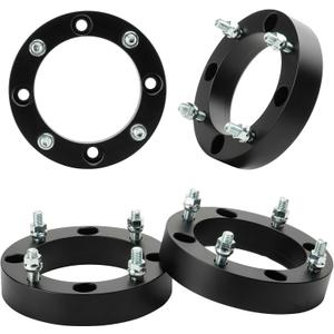 Aeagle 4x156 Wheel Adapters 1.5" for 2013+ Polaris Ranger RZR, Forged 4 Lug Wheel Spacers with 12x1.5 Studs 131mm Bore 4PCS