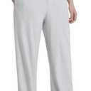 Abonlen Lightweight Loose Pants for Women Casual Lounge Pants Athletic Joggers Yoga Pants with Pockets (Gray, XS)