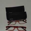 MODFANS Women Reading Glasses Men Readers,Narrow Lightweight Glossy Frame Flexible Spring Hinge Trendy?Small Eyeglasses Pouch Protect Comfort Match Wear