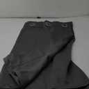 PONY DANCE Short Gray Blackout Curtains for Kitchen Over Sink 36 inch Long, Thermal Insulated Black Out Cafe RV Bunk Panels, Grommet Drapes for Bathroom Basement Small Window(2 Panels, 42 inches Wide) (Grey)