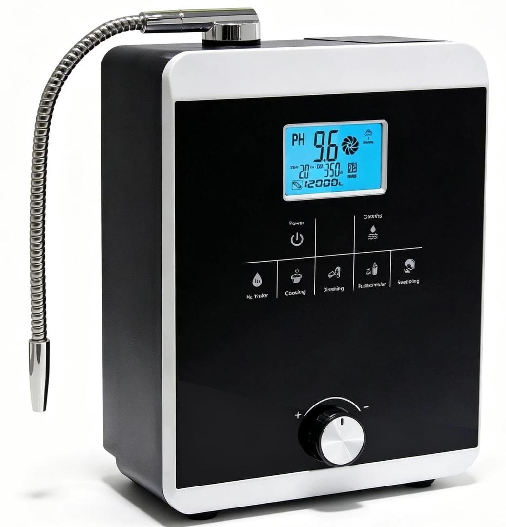 Alkaline Water Ionizer Machine for Home, Alkaline Acid Water Machine
Acidic Water Ionizer, 6 Water Settings,11 Titanium Plates, pH 2.8-11 Up to -800mV ORP, 10000 Liter Filter, Auto-Cleaning