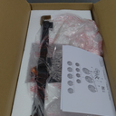 MELUCEE LED Bathroom Vanity Light Black 3-Light 22 Inches Acrylic Modern LED Vanity Light Acrylic Bathroom Lighting Fixtures Over Mirror Dimmable Wall Mount Light 18W Warm Light 3000K