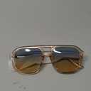 livho Trendy Polarized Square Aviator Sunglasses Women Men Square Eyewear Frame, Retro Sun Glasses for Women Men 2025 Shades