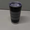 20 Oz Stainless Steel Hidden Message Tumblers，Personalized Tumbler Gifts For Coworker (Black)
