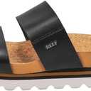 Reef Women's Cushion Vista Hi Platform Sandal (10, Bla-black)