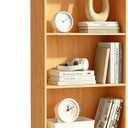 Large Bookshelf, 5-Tier Bookcase,Book Shelf,Open Storage Shelf, 5 Cube Book Shelves with Anti-Tipping Device, 23.6" x 11" x 70.9" Safe Wooden Shelving, for Living Room,Bedroom, Home Office, 23.6" W x 11.02" D x 70.87" H