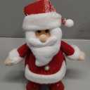 Christmas Santa Red & White Singing & Dancing Santa Claus Festive Home Holiday Decoration for Home, Table, Shelf