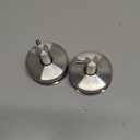 YOHOM Stainless Steel Vacuum Suction Cup Bathroom Shower Holders - Removable Towel Rack, Bathrobe and Loofah Hooks with Brushed Finish (Silver)