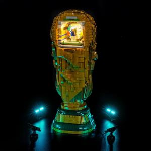LocoLee Light kit Compatible with Lego 43020 FIFA World Cup Official Trophy - No Actual Model Only Lights, LED Lighting Accessories Compatible with Lego 43020