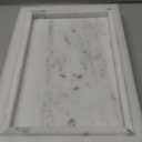 Juvale Large Marble Vanity Tray - Jewelry & Cosmetic Organizer with Drawer Organizer - Bathroom Display with Soap Tray - Home Accent Piece with Marble Decor - 11.7 x 7.7 x 1.1 in White