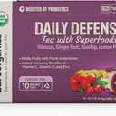 2 x BareOrganics DAILY DEFENSE TEA (Organic) with superfoods and Probiotics, 10ct single serve Cups