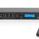 Pyle Rack Mount Studio Pre-Amplifier - Audio Receiver System w/ Digital LCD Display Bluetooth FM Radio Recording Mode Remote Control USB Flash or SD Card Reader Input and Output Jack - PPRE70BT